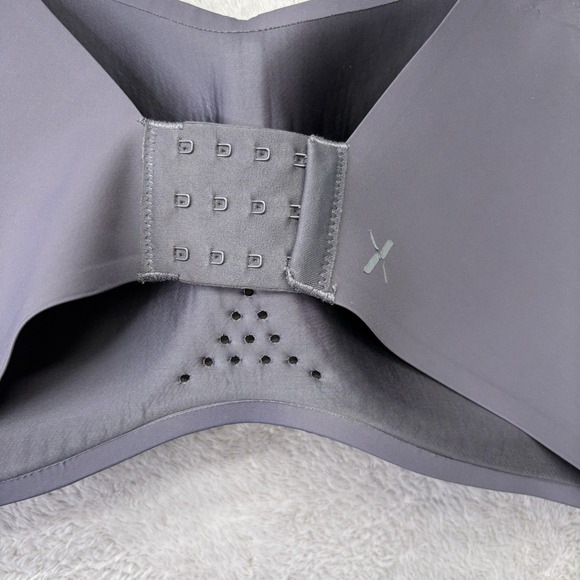 Knix Womens Sports Bra 7 Gray Wireless Lined Comfort HIBRA101 Active Workout Gym - Picture 6 of 13